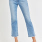 RISEN Full Size Low Rise Crop Slim Straight Jeans - DAVERRI FASHIONS
