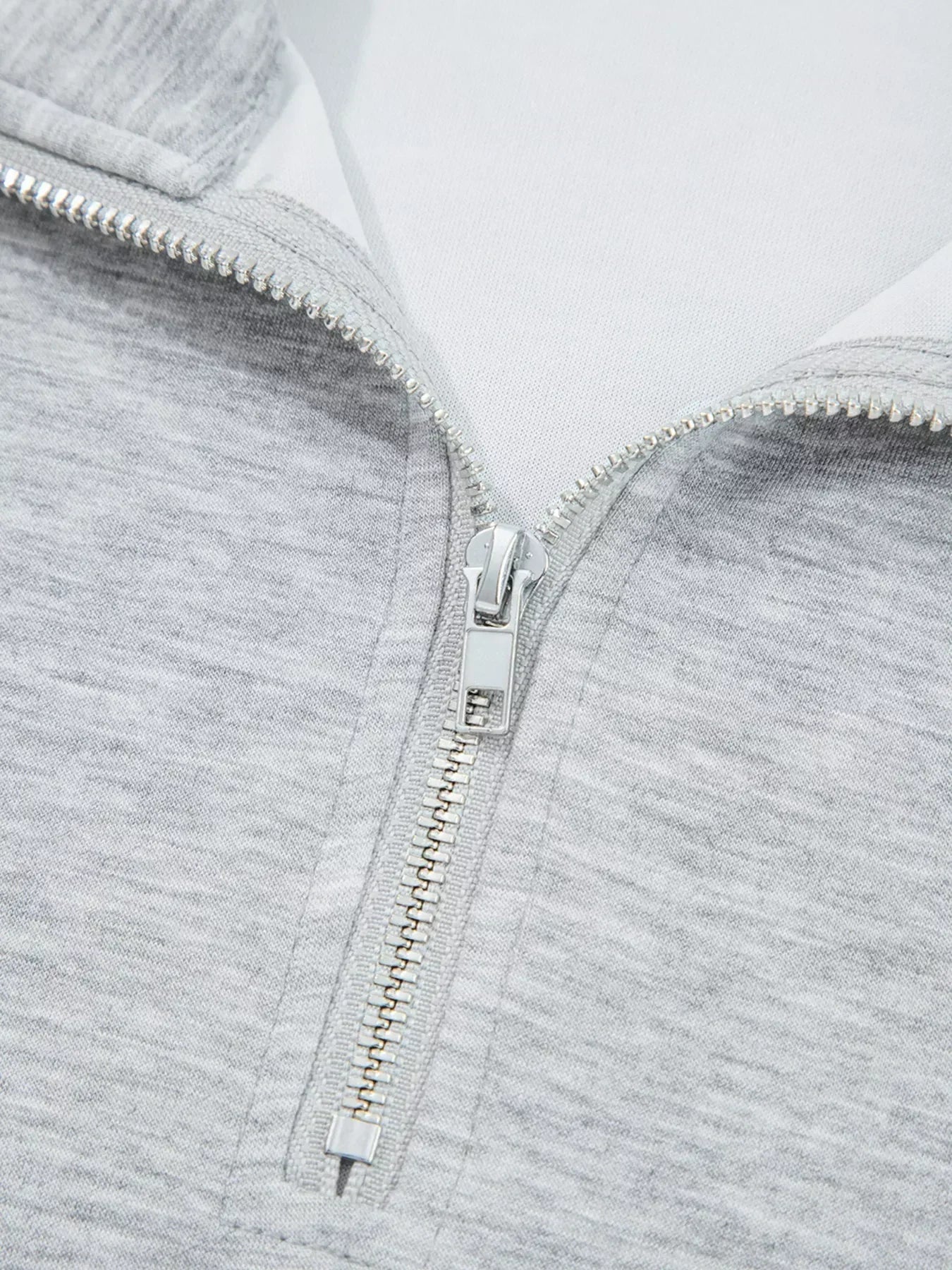 Zip Collar Long Sleeve Top and Drawstring Pants Set - DAVERRI FASHIONS