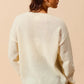 SO ME Contrast Sequin Pumpkin Slogan Sweater Top Sweaters