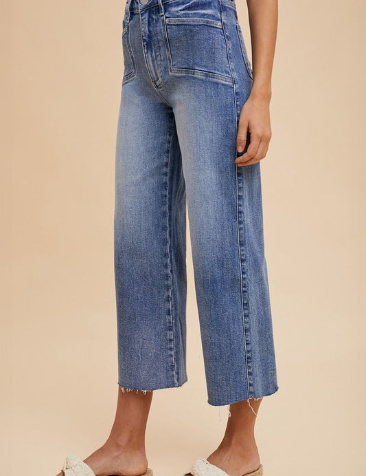 Annie Wear High Rise Wide Leg Jeans Jeans