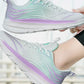 Gradient Colorful Breathable Athletic Sneakers - DAVERRI FASHIONS