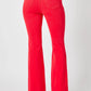 Judy Blue Full Size Hw Tummy Control Garment Dyed Flare Jeans Plus Size Jeans