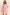 Davi & Dani Jacquard Checker Smocking Tiered Dress BARBIE PINK Mini Dresses