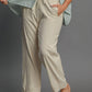 Umgee Full Size Drawstring Elastic Waistband Linen Blend Pants Plus Size Pants