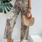 Printed Wide Leg Pants - DAVERRI FASHIONS