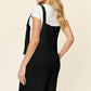 Double Take Full Size Textured Shortalls Shortalls