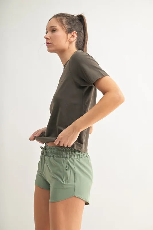 MONO B Round Neck Short Sleeve T-Shirt