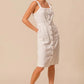 SO ME Button Down Pocket Front Pinafore Dress