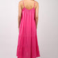VERY J Ruffled A-Line Midi Cami Dress Cami Dresses