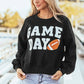 GAME DAY Round Neck Long Sleeve Sweatshirt - DAVERRI FASHIONS