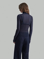 Turtleneck Long Sleeve Top | Tops Daverri Fashions