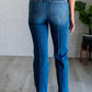 Campbell High Rise Center Seam Detail Straight Jeans Jeans
