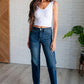 Muriel Mid Rise Control Top Classic Straight Jeans Jeans