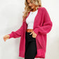 Open Front Dropped Shoulder Cardigan - DAVERRI FASHIONS