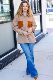 Start Your Day Rust Flannel Plaid Oversized Shacket | 2024 Blow-Out Sale Daverri Fashions