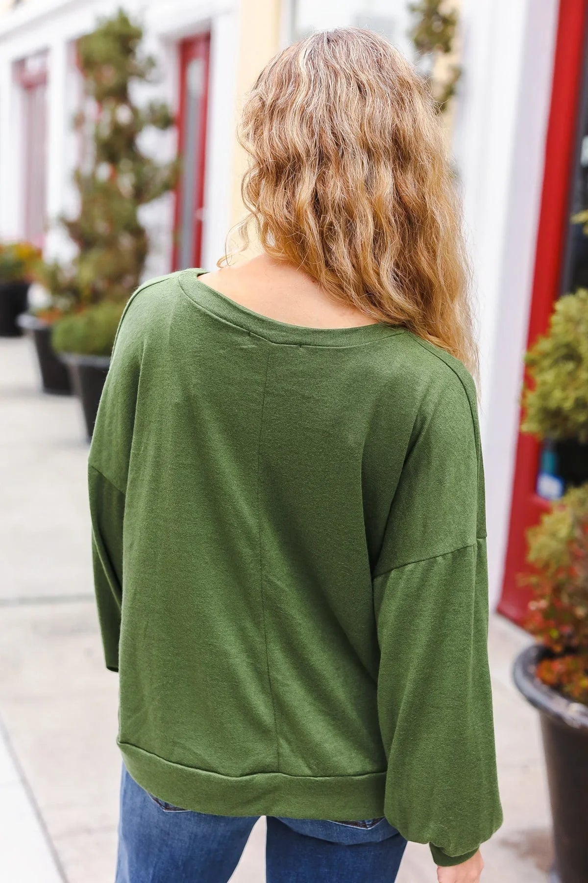 Be Merry Forest Green Nutcracker Sequin Hacci Top | Daverri Fashions