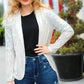 Be Your Own Star Silver Sequin Open Blazer - DAVERRI FASHIONS