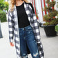 Get To Know You Black Buffalo Plaid Hacci Cardigan - DAVERRI FASHIONS