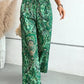 Printed Wide Leg Pants - DAVERRI FASHIONS