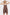 Mittoshop Scoop Neck Spaghetti Strap Overalls with Pockets Brown M