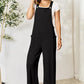 Double Take Full Size Wide Strap Overall with Pockets Overalls