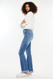 Kancan High Rise Frayed Hem Jeans | Jeans Daverri Fashions