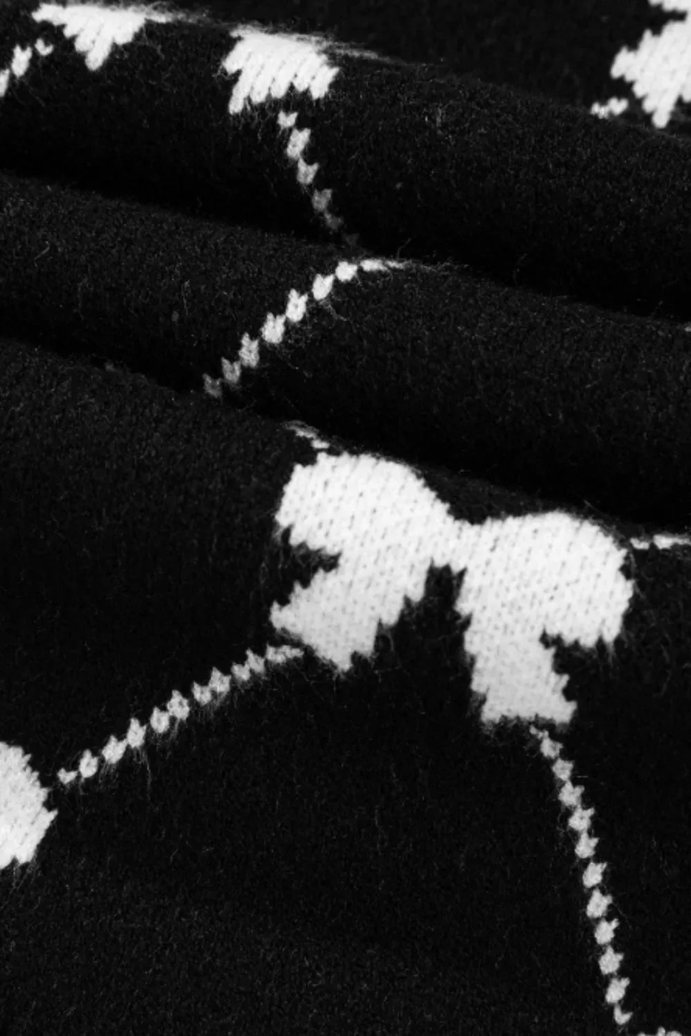 Bow Half Zip Sweater Vest - DAVERRI FASHIONS