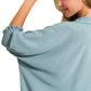 Zenana Airflow Collar Tee with Smocked Sleeve Band Top