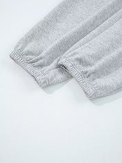 Zip Collar Long Sleeve Top and Drawstring Pants Set | Loungewear Sets Daverri Fashions