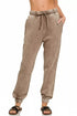 Zenana Acid Wash Fleece Sweatpants with Pockets - DAVERRI FASHIONS
