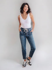 Judy Blue Pull On Denim Joggers Jeans