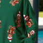 Sequin Gingerbread Man Long Sleeve Sweatshirt - DAVERRI FASHIONS