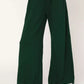 Umgee Elastic Drawstring Waistband Wide Leg Pants - DAVERRI FASHIONS