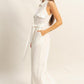 HYFVE Sleeveless Tie Waist Wide Leg Jumpsuit Jumpsuits