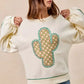BiBi Cactus Embroidered Fleece Sweatshirt - DAVERRI FASHIONS