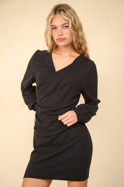 VERY J Ruched Detail Bodycon Mini Dress | Mini Dresses Daverri Fashions