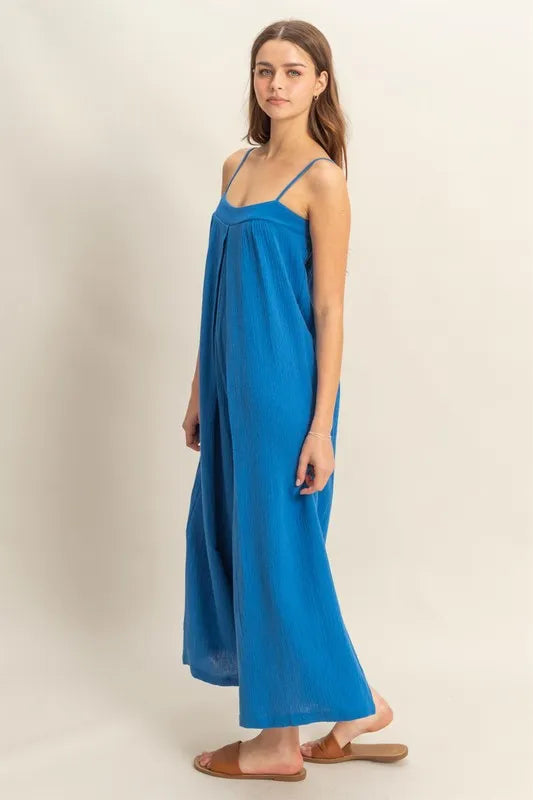 HYFVE Double Gauze Super Flowy Cami Jumpsuit