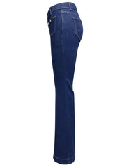 Flare Jeans with Pockets | Jeans Daverri Fashions