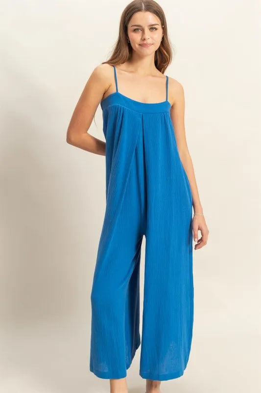 HYFVE Double Gauze Super Flowy Cami Jumpsuit