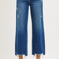 RISEN High Rise Crop Wide Leg Jeans - DAVERRI FASHIONS