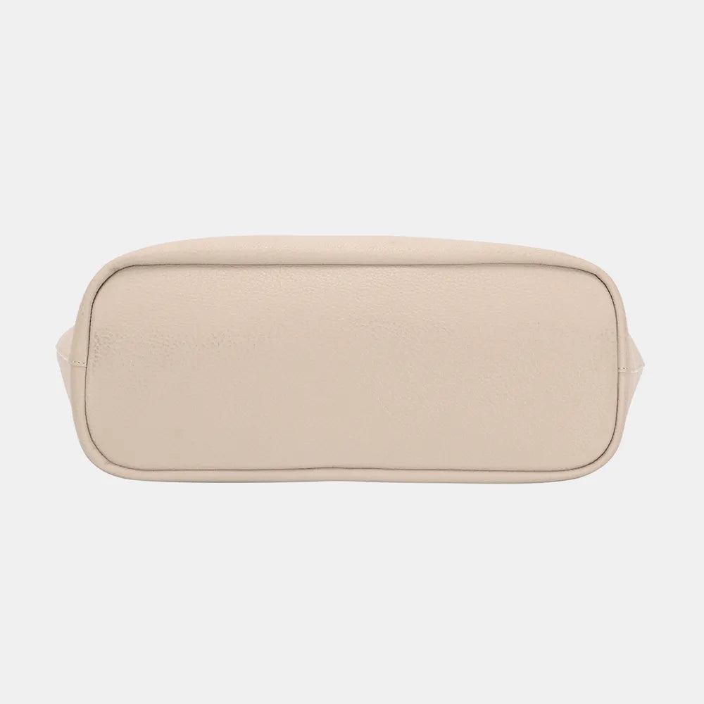 David Jones PU Leather Tote Bag | Daverri Fashions