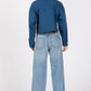 bytos Button Down Cropped Denim Jacket with Patch Pockets