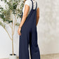 Double Take Full Size Wide Strap Overall with Pockets Overalls