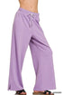 Zenana Scuba Drawstring Pants Lavender - DAVERRI FASHIONS