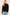 BOMBOM Quarter Zip Long Sleeve Sweatshirt with Pockets Black Sweatshirts