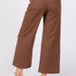 SAGE + FIG Wide Leg Cropped Pants Pants