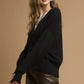 Umgee Button-Front V-Neck Knit Cardigan - DAVERRI FASHIONS