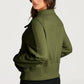 Daverri Fashions Half Zip Long Sleeve Sweatshirt - DAVERRI FASHIONS