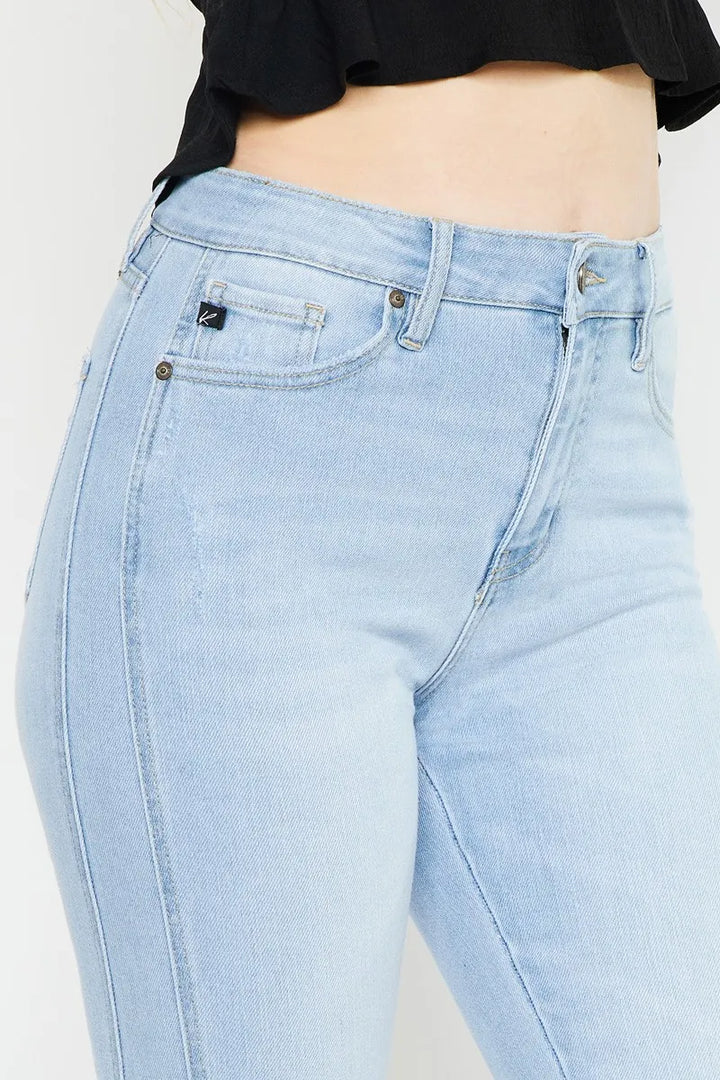 Kancan High Rise Curvy Flare Jeans | Jeans Daverri Fashions
