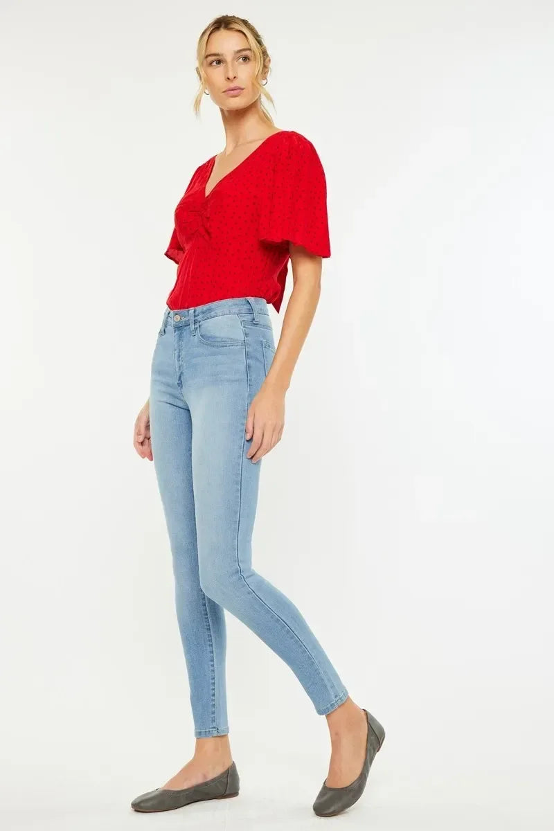 Kancan High Rise Super Skinny Jeans - DAVERRI FASHIONS